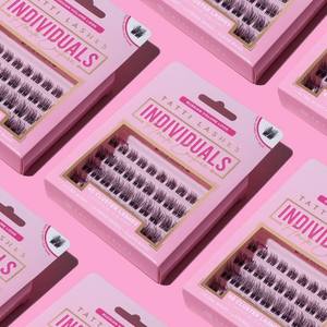 Pacchetto di scatole di imballaggio per ciglia finte a grappolo con Logo personalizzato - Product Image 4