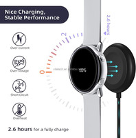 Adaptor Pengisi Daya Nirkabel USB-C Tipe C Magnetik Pengisi Daya Nirkabel Cepat untuk Samsung Galaxy Watch 5 Active 2 untuk iPhone Smart Watch