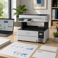 Imprimante jet d'encre tout-en-un Epson EcoTank L6468 A4 couleur MFP Wi-Fi avec numérisation recto verso, copie, impression et écran tactile de 1,4 pouce