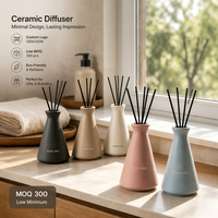 Diffuseur de parfum d'ambiance en céramique non toxique de qualité supérieure, en forme de vase, avec parfum de rose, pour chambre d'hôtel de luxe