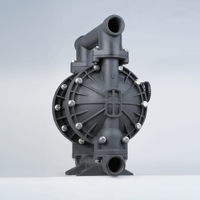 Pompe à double diaphragme à commande pneumatique en alliage d'aluminium GK DN40 1,5 pouce, pompe à diaphragme industrielle Wildenm, membrane