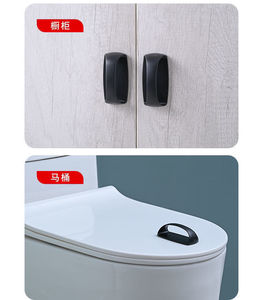 Modern Self-Adhesive ABS Furniture Handle for Hotel Use Bedroom Cabinet Living Room Kitchen Drawers Easy Installation - Product Image 3