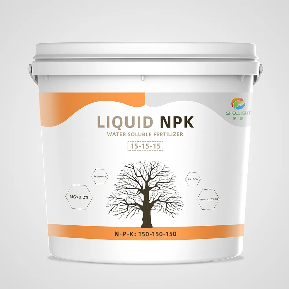 Quick Release Organic Agricultural NPK Liquid Fertilizer Promotes Strong Plant Roots