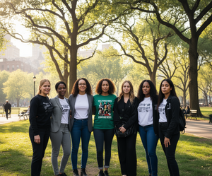 T-shirt da donna Comfort Colors Well-Behaved Women Seldom Make History, girocollo casual a maniche corte, tema Mese della Storia Afroamericana - Product Image 2