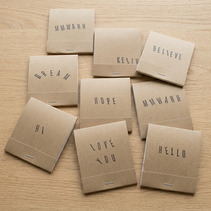 Custom Printed Eco-Friendly Recycled Kraft Paper Notepads Self-Adhesive Handmade Paper Sheets Custom Logo Prints Custom Sizes - Product Image 2