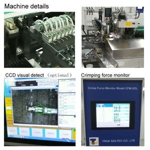 Máquina de inserción de conector de carcasa de terminal automática de inserción de pelado de alambre personalizado - Product Image 3