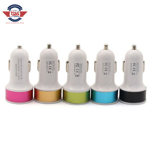 <span class=keywords><strong>Cargador</strong></span> USB Dual Circular para coche, dispositivo <span class=keywords><strong>de</strong></span> carga 2.1A + 1A - Product Image 6