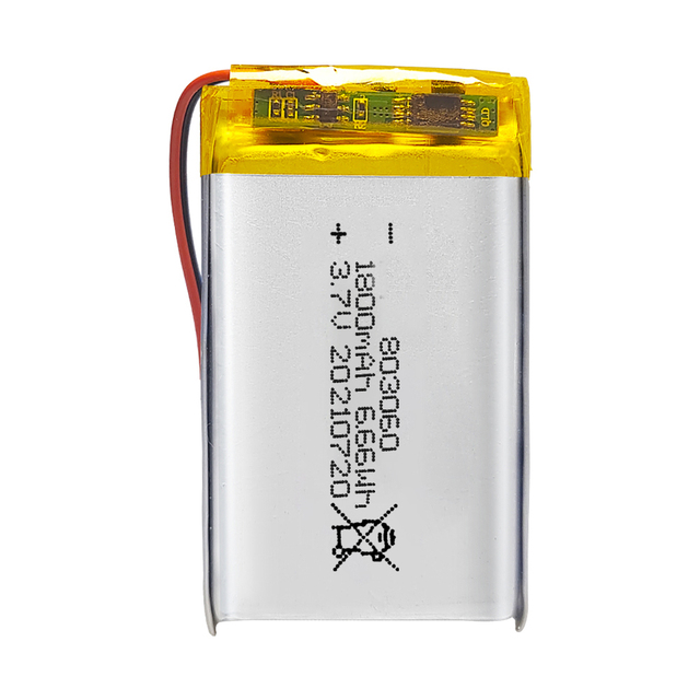 High Quality Lithium Ion Polymer Battery 803060 3.7v 1800mah Power Remote Control Lipo Battery