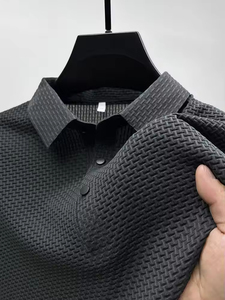 Camisa de Verano Personalizada para Hombre, Transpirable, Informal, con Estampado Digital, de Manga Corta, con Botones, de Seda de Hielo - Product Image 2