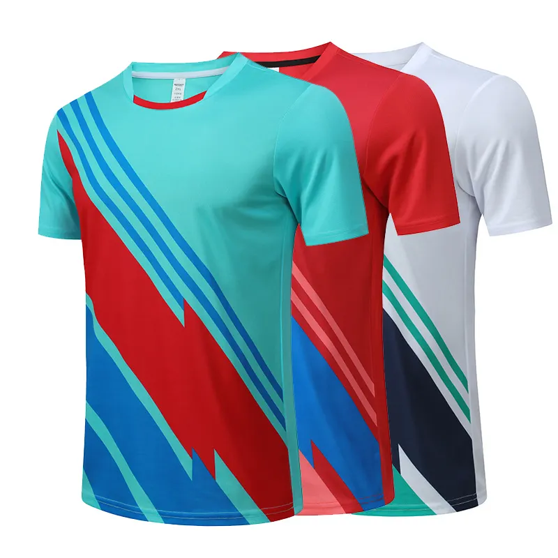 2024 çin toptan özel hızlı kuru maraton koşu 100 polyester spor erkek yaz süblimasyon yuvarlak-boyun-tişörtler