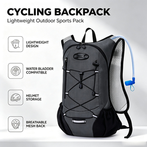 Nouveau sac à dos de cyclisme pour hommes et femmes, sac à dos tout-terrain pour casque, sac à dos de randonnée léger pour l'extérieur, pliable - Product Image 5