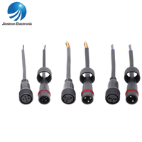 Harness Kabel Lampu Depan Otomotif Bersertifikasi CE 12V, Kabel Ganda AF, Kawat Tembaga Berlapis Timah, PVC Nylon, Panjang 500mm 1m 1.5m