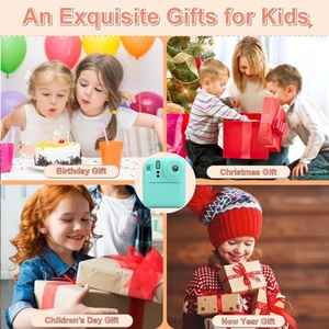 Meilleur <span class=keywords><strong>mini</strong></span> appareil photo pour enfants, étanche, rechargeable, capteur CMOS, MicroSD, 48MP, écran 2,0 pouces, jeux, photographie - Product Image 4
