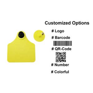 동물용 장거리 <span class=keywords><strong>UHF</strong></span> 귀표 맞춤형 <span class=keywords><strong>ISO18000</strong></span> <span class=keywords><strong>RFID</strong></span> 농장 가축용-소, 양, 염소 860-960MHz TPU 귀표 - Product Image 2