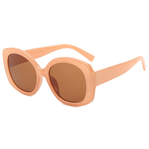 2025 nouvelles lunettes de soleil d'été de bord de mer <span class=keywords><strong>pour</strong></span> femmes rétro mode lunettes noires avec Protection UV jaune rouge gris cadres Logo <span class=keywords><strong>sur</strong></span> lentille - Product Image 4