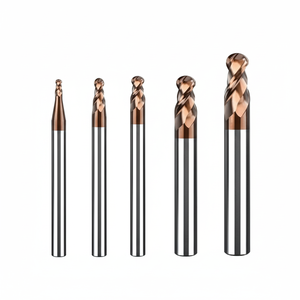 METALDUR 1.5*50 en boîte 4 cannelures boule nez cuivre 55HRC TiCN enduit prend en charge ODM et OEM - Product Image 1