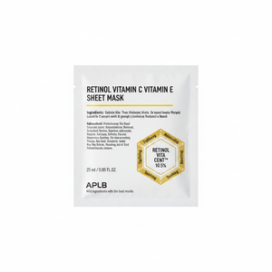 APLB Quality Facial Masks Retinol Vitamin C and Vitamin E Sheet Mask 25ml*10ea - Product Image 2
