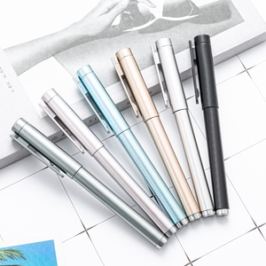 New Design Fashionable Simple Plastic Gel <b>Pen</b> Glitter Ink Blue Promotion <b>Pen</b> 0.7mm Environment-protective Custom Logo CE - Product Image 5