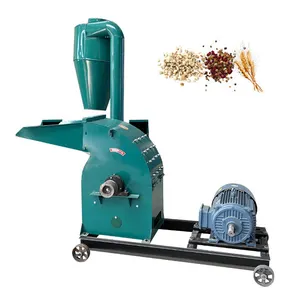 straw hay safer grain maize corn electric rice poultry feed fodder pellet big hammer mill