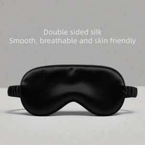 Customized logo Double-sided Silk <b>Eye</b> <b>Mask</b>, Blackout Aid, Silky Smooth and Comfortable <b>Eye</b> <b>Mask</b> for Sleep - Product Image 3