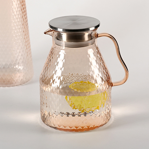 Jarra de agua acrílica, jugo, bebidas, cerveza, jarra de plástico con tapa, PC irrompible, resistente al calor para Hotel, restaurante, piscina - Product Image 4