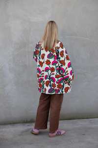 Designer Collection Suzani Malty Color Floral Embroidered Finished Button Autumn <b>Winter</b> <b>Quilted</b> Cotton Eco-Friendly Long Sleeve - Product Image 3