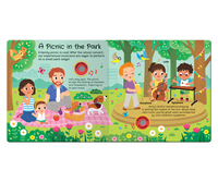 Livre sonore pour enfants en carton rigide - Apprentissage précoce des mots anglais - Livre audio interactif parlant - Papier artistique personnalisable