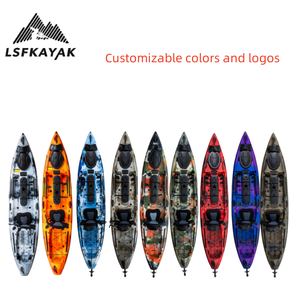 Fábrica 3,5 metros LSF grado superior profesional <span class=keywords><strong>pesca</strong></span> Kayak PE Material casco personalizar Color logo para uso <span class=keywords><strong>de</strong></span> una persona en el lago - Product Image 6