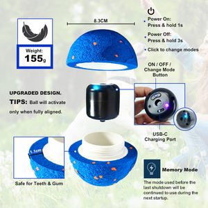 Usine certifiée BSCI, jouet interactif intelligent automatique électrique rechargeable ETPU personnalisé, balle rebondissante pour chien - Product Image 3