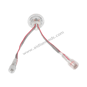 Ticaret güvencesi 30mm 6LEDs uscsu geçirmez RGB <span class=keywords><strong>LED</strong></span> WS2811 piksel ışıkları şeffaf Lens nokta ışıkları manzara IP65/67 adet malzeme - Product Image 3