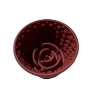 Bol pour chien personnalisé de qualité alimentaire à alimentation lente Pot enrichissement amusant en silicone tapis à lécher pour chien coussin pour animal de compagnie manger lentement et arroser