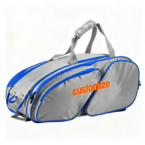 กระเป๋าเทนนิสขนาดใหญ่ วัสดุคุณภาพดี สำหรับใส่ไม้เทนนิส ไม้พิกเคิลบอล อุปกรณ์แบดมินตัน สำหรับผู้ชายและผู้หญิง ตัวอย่างสินค้าฟรี - Product Image 1
