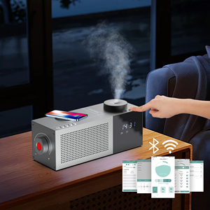 Crearoma mesin Diffuser, alat pendeteksi suhu kelembapan, penyebar pengisian daya nirkabel rumah dengan Aroma mewah - Product Image 1