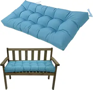 Coussin de banc de jardin intérieur et extérieur, coussin de balançoire imperméable, coussins de chaise en osier épais et doux pour chaise longue et jardin