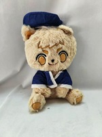 Peluche courte Jinx Cat, jouet de personnage de jeu d'anime, peluche super douce, soulagement du stress, doublure en maille, 30 cm, unisexe pour les jeunes