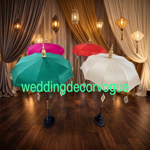 Sombrilla de estilo bohemio auténtico para el sol, Parasol de decoración de boda, de la India, nueva colección - Product Image 5