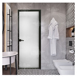 Diseño de puerta de inodoro, PUERTAS DE BAÑO de aluminio - Product Image 4