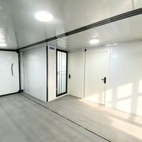 Toptan Yüksek Kaliteli Rüzgar Geçirmez Yaşanabilir Modern Genişletilebilir Konteyner Ev Hızlı Kurulum Prefabrik 20ft Ek Birimi