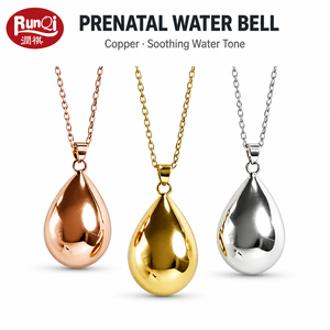 Clochette sonore prénatale en cuivre massif, pendentif Suikinrei en forme <span class=keywords><strong>de</strong></span> goutte d'eau pour l'harmonie <span class=keywords><strong>de</strong></span> la <span class=keywords><strong>grossesse</strong></span>, l'éducation fœtale et les cadeaux - Product Image 1