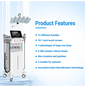 Système de gestion de la peau professionnel 12-en-1 avec lumière LED à 4 longueurs d'onde réglables pour la réparation, l'éclaircissement et les soins des peaux sensibles - Product Image 6