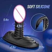 Dreifach-Stimulations-Analvibrator mit P-Punkt- und Perineum-Stimulation USB-Aufladbar Wasserdicht Latexfrei Erwachsenen-Stimulationsgerät