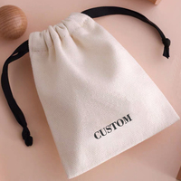 Petit sac à cordon en toile écologique personnalisé sac à poussière pour bijoux cils lunettes boucles d'oreilles-pour cosmétiques et cadeaux