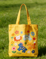 Sacs fourre-tout en toile pour femmes avec logo personnalisable, motif lettres, deux poignées, écologiques, réutilisables, lavables, sacs promotionnels pour le shopping