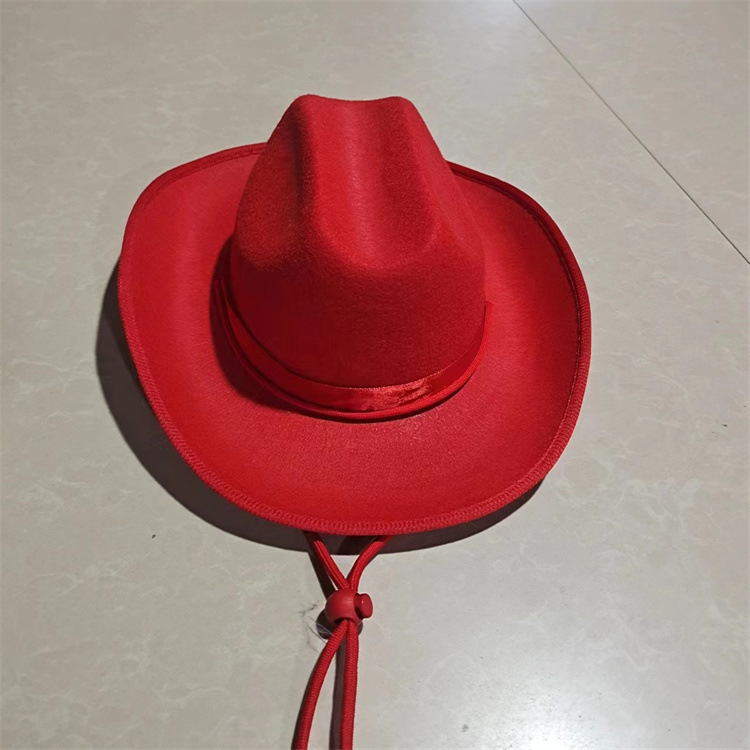 Ruban de chapeau rouge