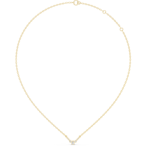 Collar de Lujo con Diamantes Engastados en Bisel y Diseño de Chevron Graduado para Mujer, Joyería de Lujo Disponible al Mejor Precio - Product Image 1