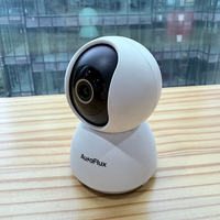 Caméra de surveillance réseau AuraDyn OEM/ODM 4G 2K avec capteur CMOS sans fil Wi-Fi pour carte SD