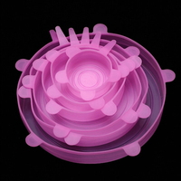 Lot de 6/12 couvercles extensibles en silicone personnalisables avec logo, écologiques, pour bols et casseroles, outils spécialisés pour la conservation des aliments