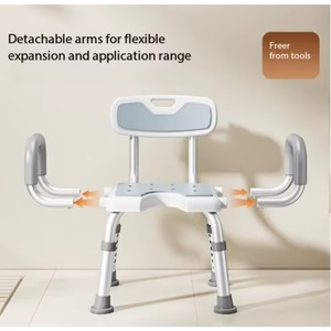 <b>Bath</b> Chair, Bench, Seat, Stool for Disabled, Seniors & Elderly Bathroom Transfer Inside Shower/Tub/Bathtub - Product Image 4