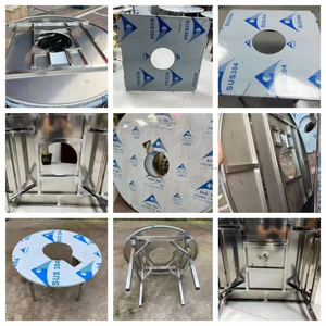 Nhiệm Vụ Nặng Nề Thép Không Gỉ Có Thể Tháo Rời Bảng Đóng Mở Chân Bàn Ăn Cho Khách Sạn Trong Nhà Ngoài Trời Tiệc Cưới Tổ Chức Sự Kiện Sử Dụng - Product Image 6