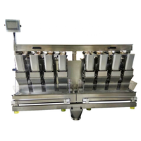 Machine d'emballage linéaire avec 8 têtes en acier inoxydable, pour tresser pommes de terre, tomates, ail, pommes de terre
